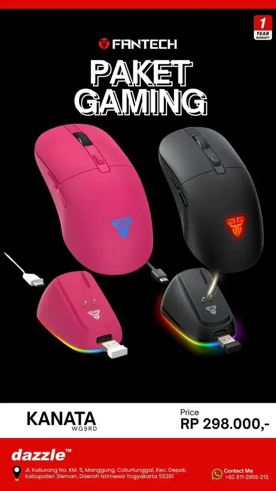 FANTECH WG9RD WIRELESS