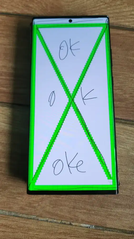 LCD samsung Note 20 ultra iriginal minus layak pakai