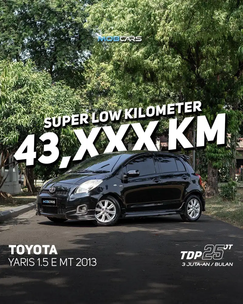 Toyota Yaris E 1.5 MT 2013 KM LOW