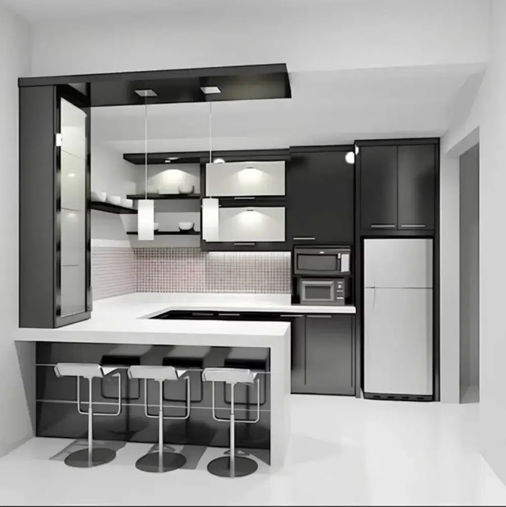 Kitchen set hpl custom