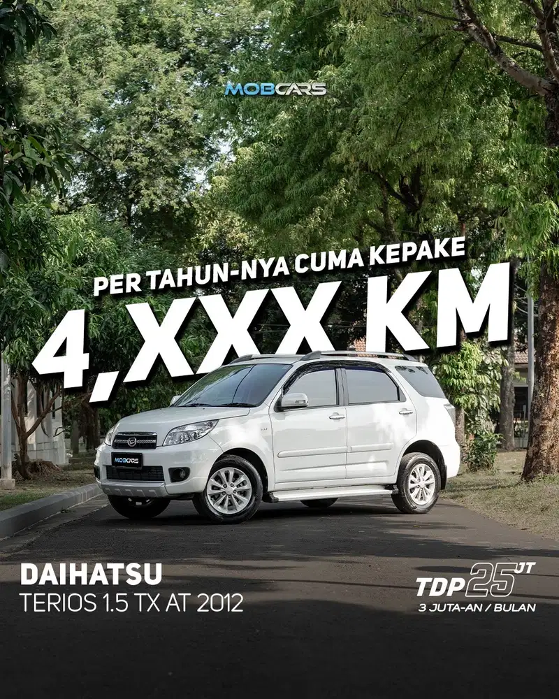 Daihatsu Terios TX 1.5 AT 2012 KM LOW