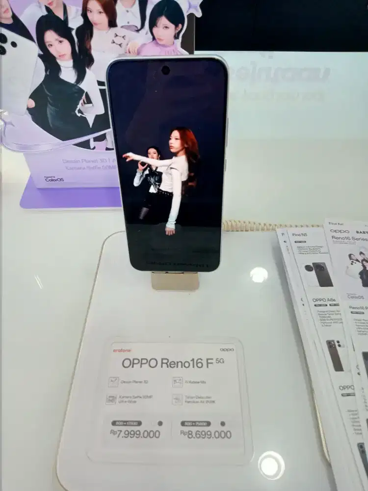 oppo reno 16f  kondisi baruu