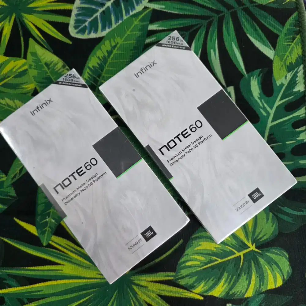 New Infinix note 60 Ram 16/256 GB