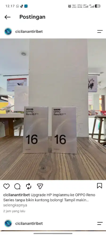 KREDIT OPPO RENO 16