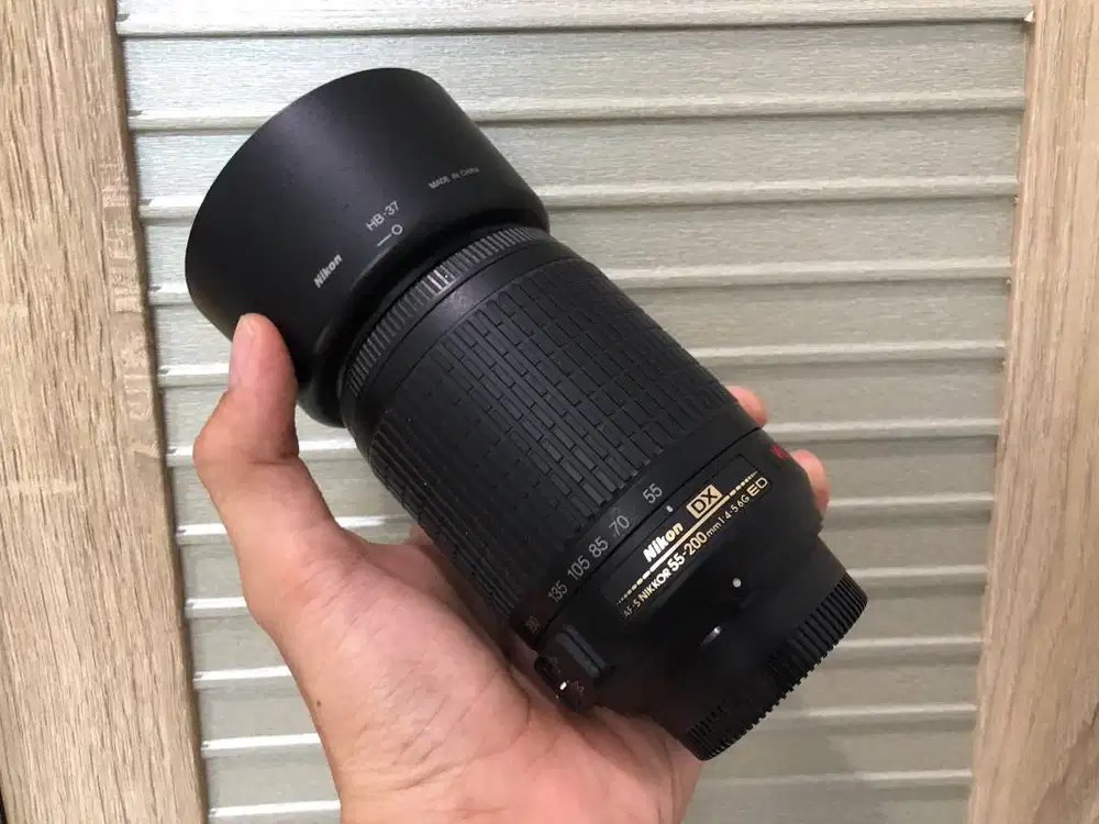 Lensa Tele Nikon 55-200mm VR