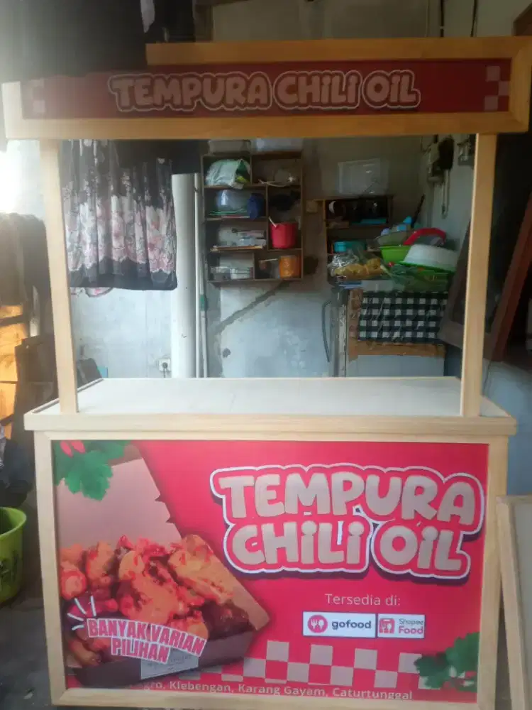 Booth portable masih baru