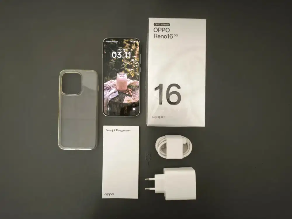 Oppo Reno 16 5G 12/256 - Fullset Istimewa, Garansi Resmi