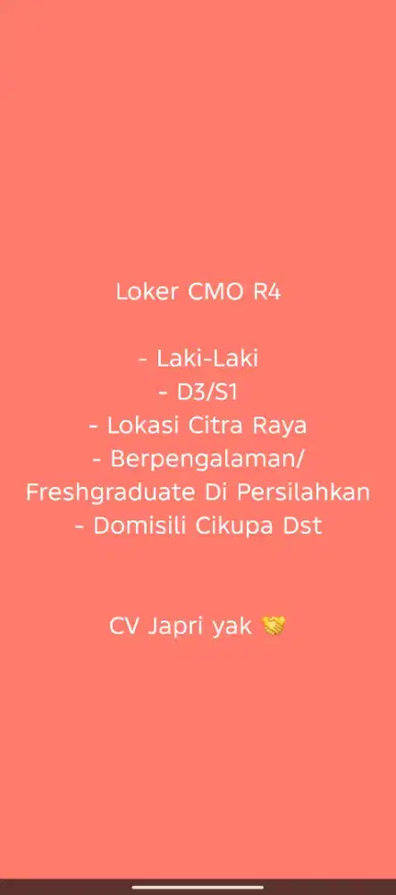 CMO MOBIL DANA TUNAI