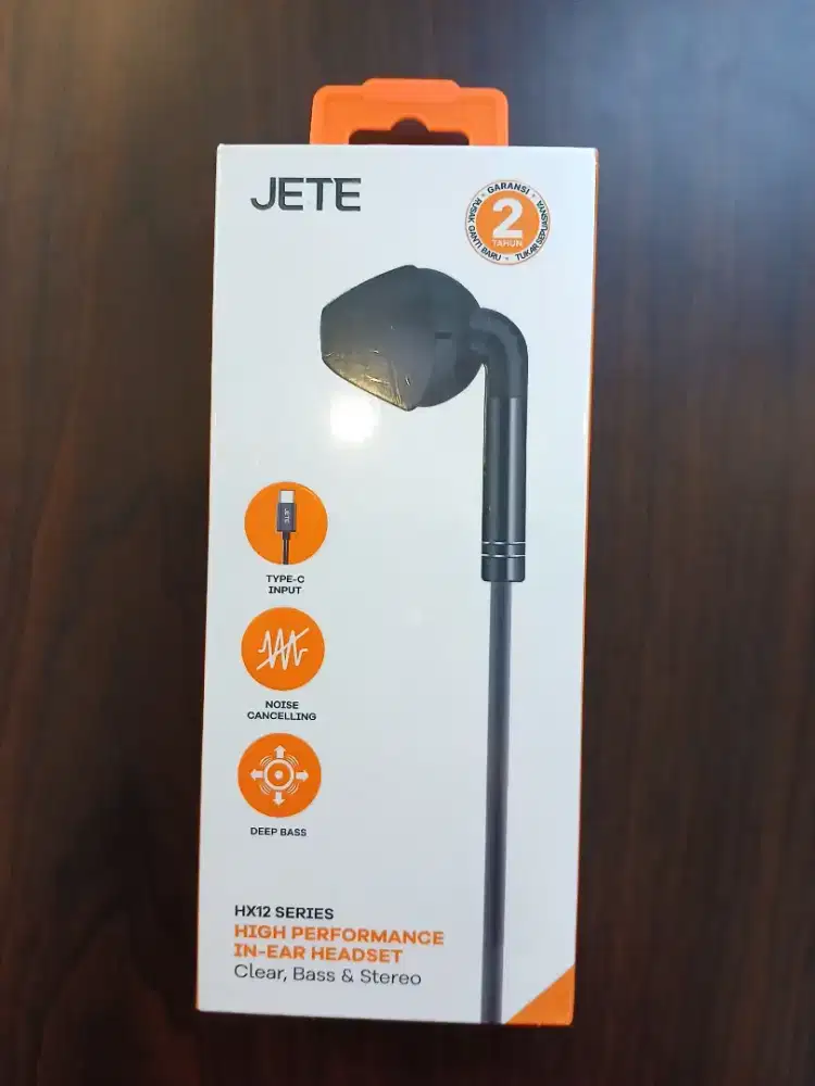 Headset Premium Stereo Sound JETE HX12 Type C