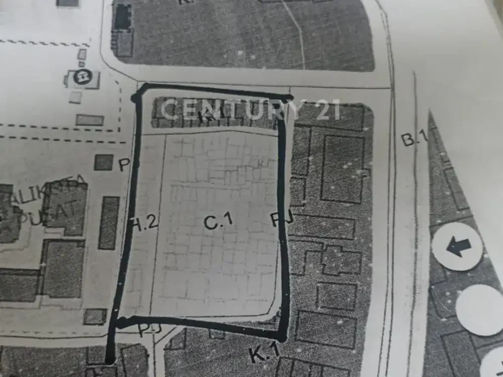Tanah Strategis, Tanah Abang, Jakarta Pusat, 2 Tampak Dan Hook