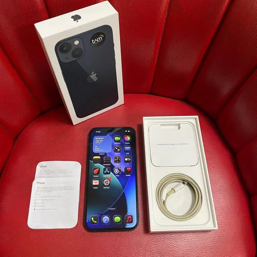 iPhone 13 128gb iBox PA/A Midnight Fullset Original