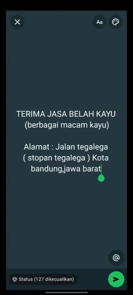 Jasa belah kayu