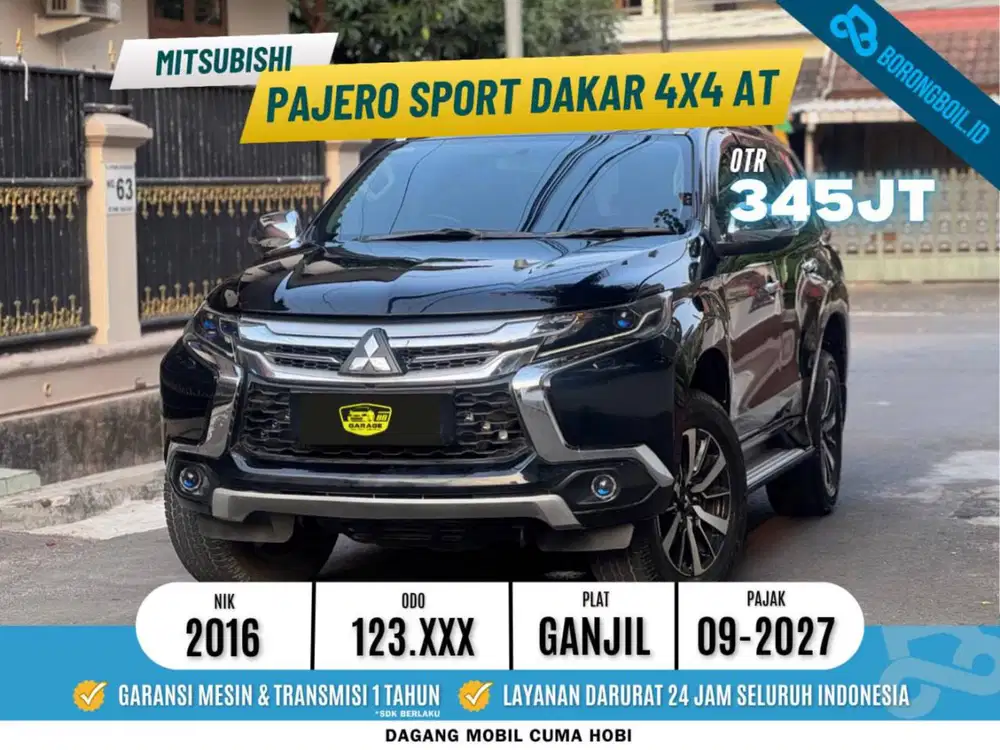 Termurah MITSUBISHI PAJERO DAKAR 4x4 DIESEL AT 2016