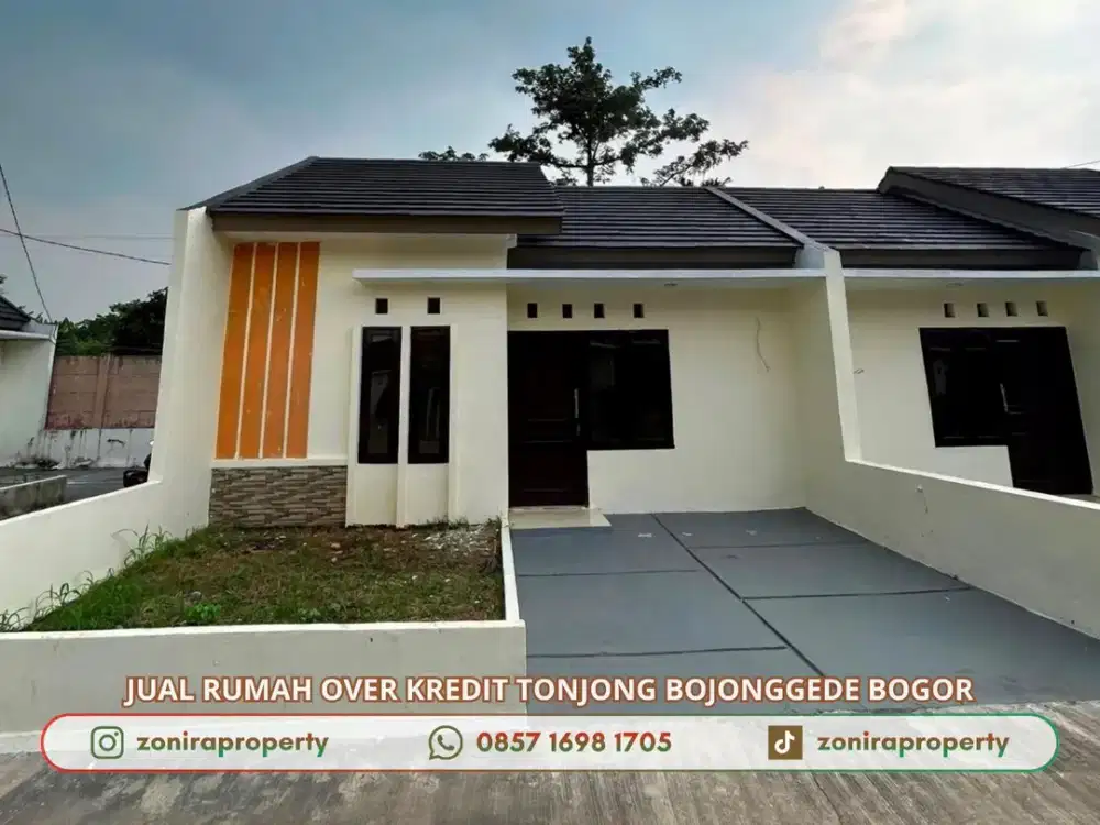 Rumah Murah Bilabong Bogor Over Kredit 29 JT dkt Stasiun Bojonggede