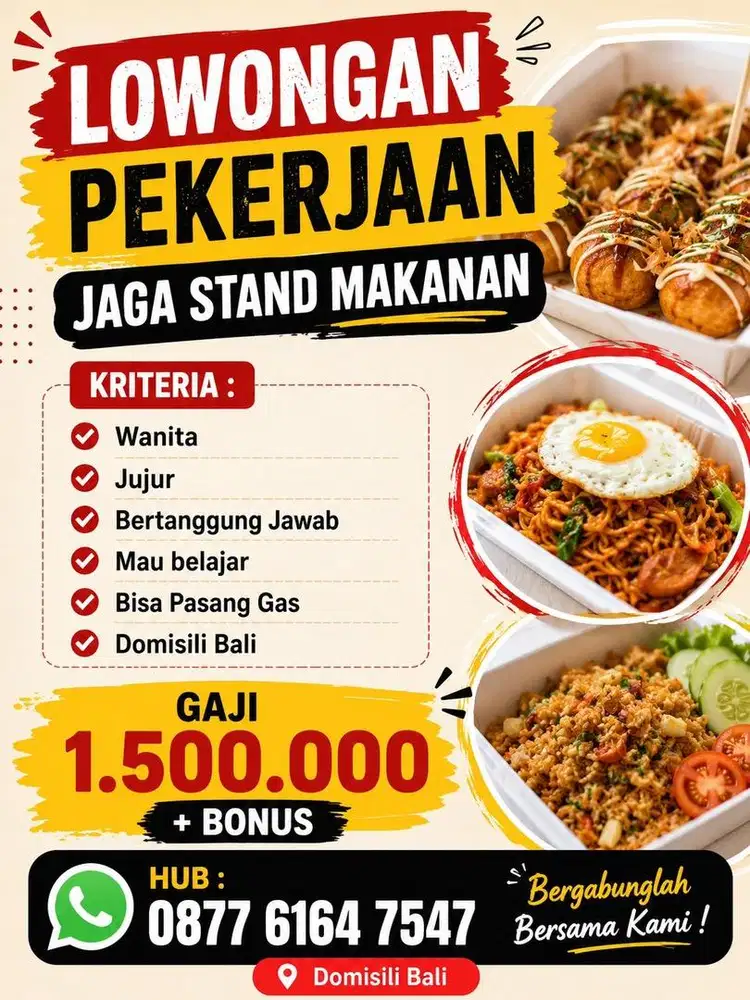 Penjaga Stand Makanan