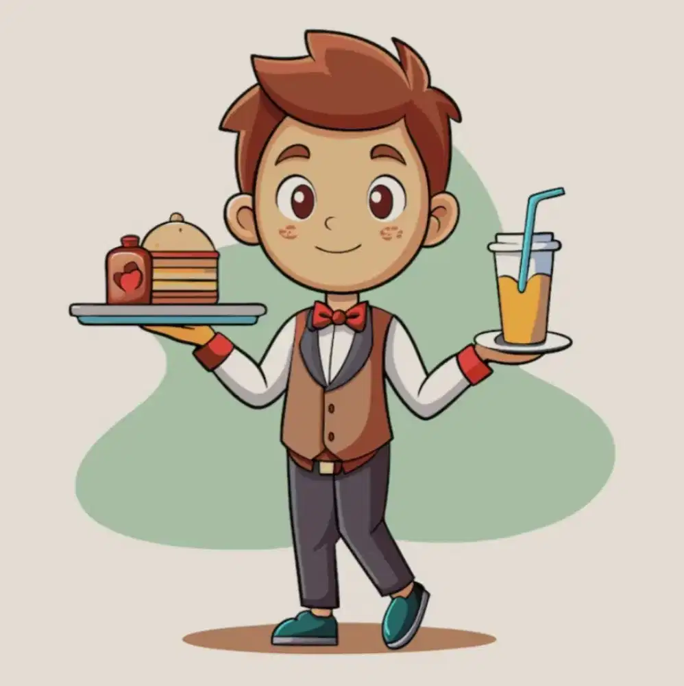 Casual Server untuk Restoran