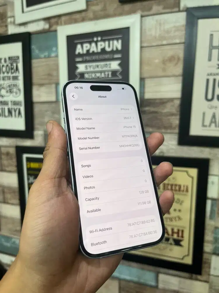 iphone 15 128gb blue second ibox