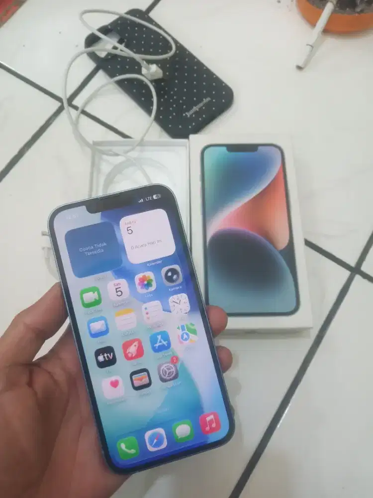 Iphone 14 128gb Inter Fullset Bawaan