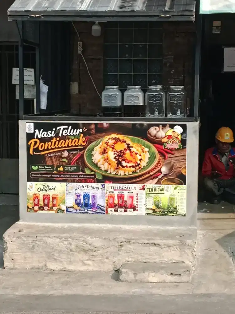 Jualan pentol dan es teh