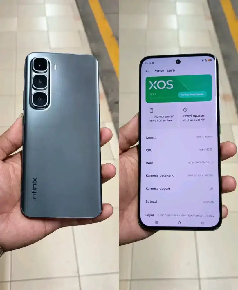 Hp Infinix hot 60 pro +