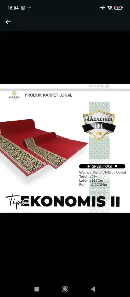 Karpet Masjid Ekonomis 2