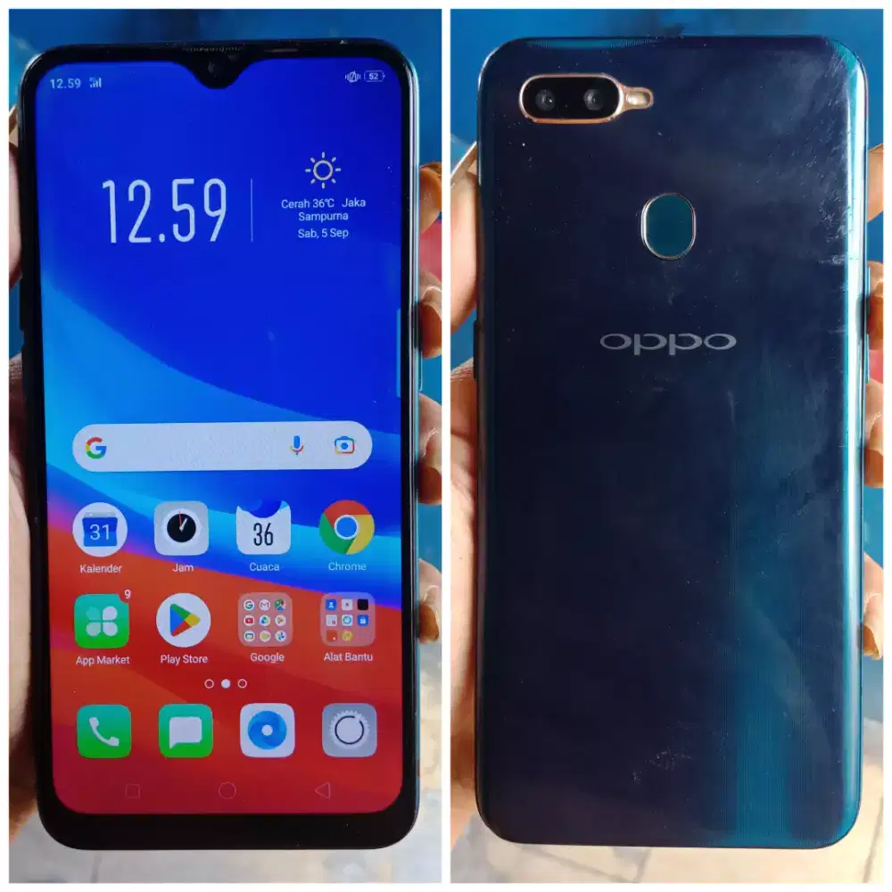 Oppo A7 3/64Gb Resmi Oppo