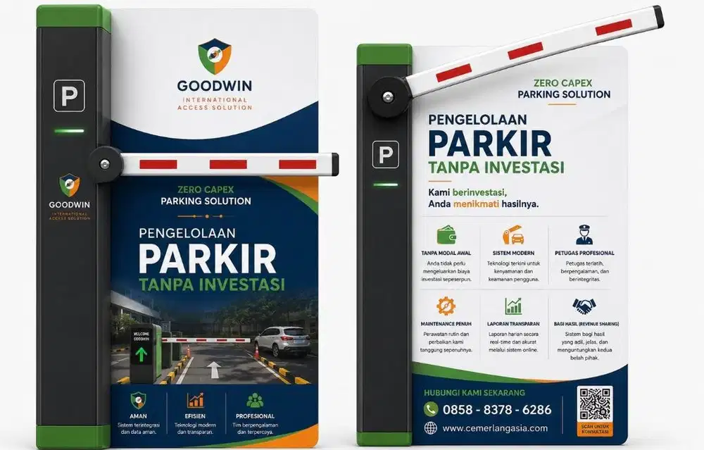 FREE - TANPA MODAL,SISTEM PALANG PARKIR