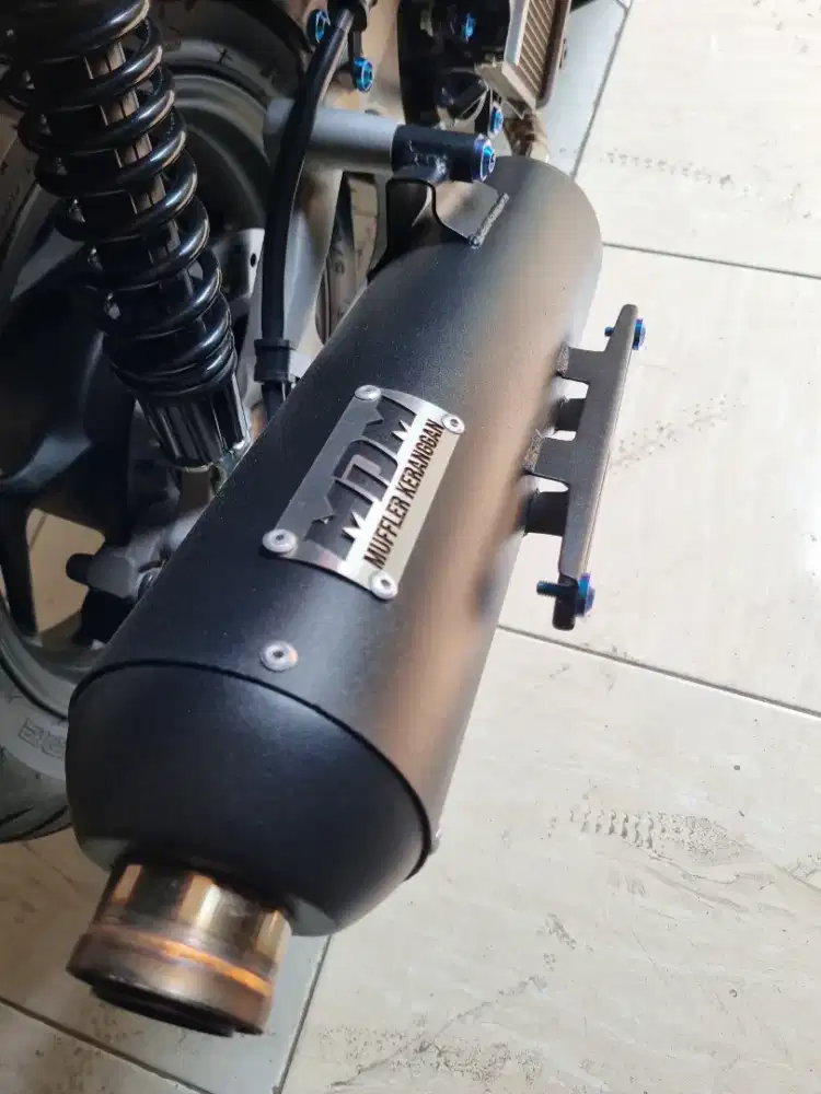 Knalpot MDM SARTENG PCX 160/Vario 160 model Shijiro