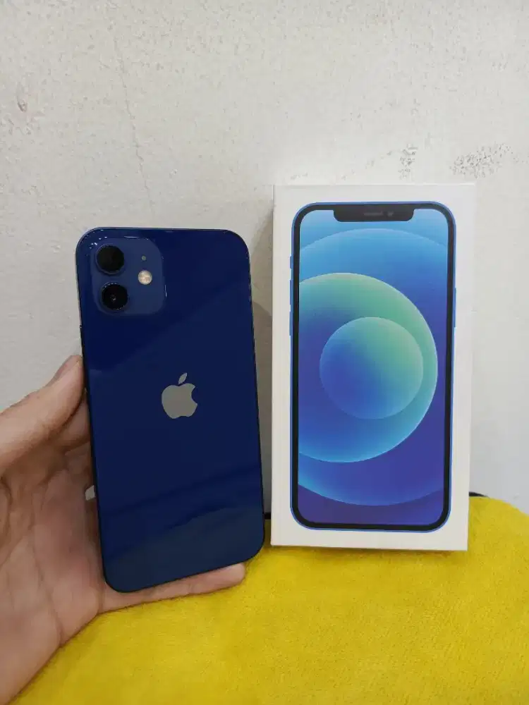 iPhone 12 128gb Resmi iBox PA/A Fullset, Mulus, Nominus, Siap Pakai