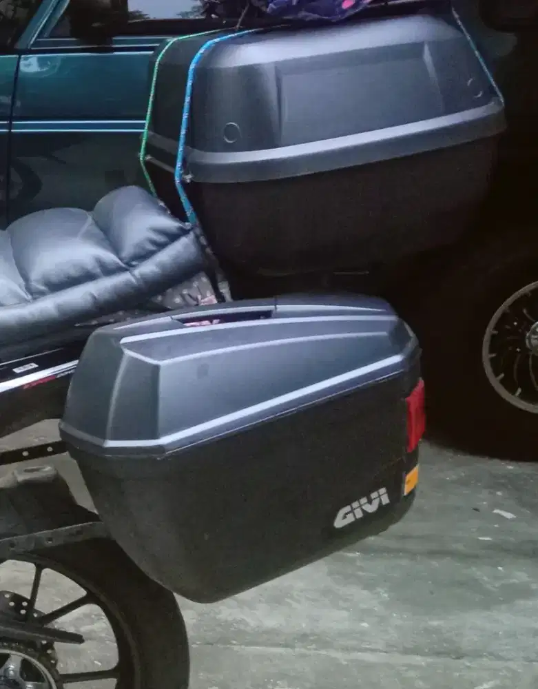 Jual box tengah dan side box kanan kiri buat semua motor komplit