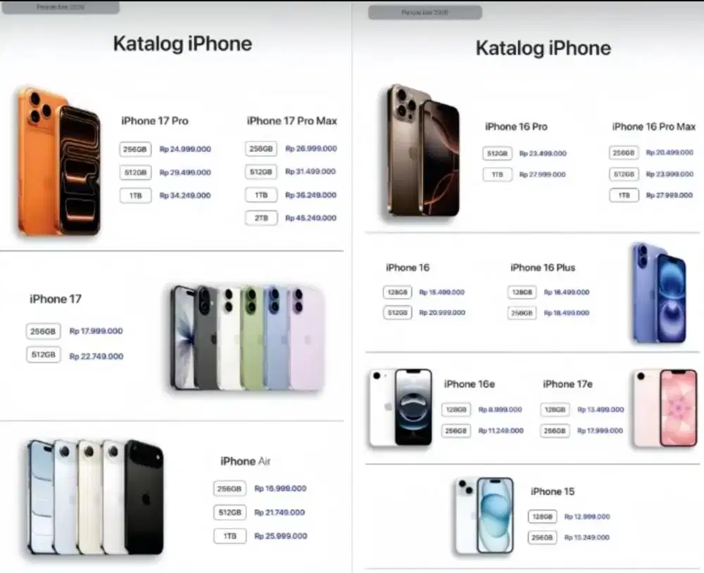 Ready iphone garansi resmi