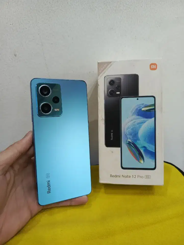 Xiaomi Redmi Note 12 Pro 5G 8/256 Fullset Original, Nominus, Siap Pake