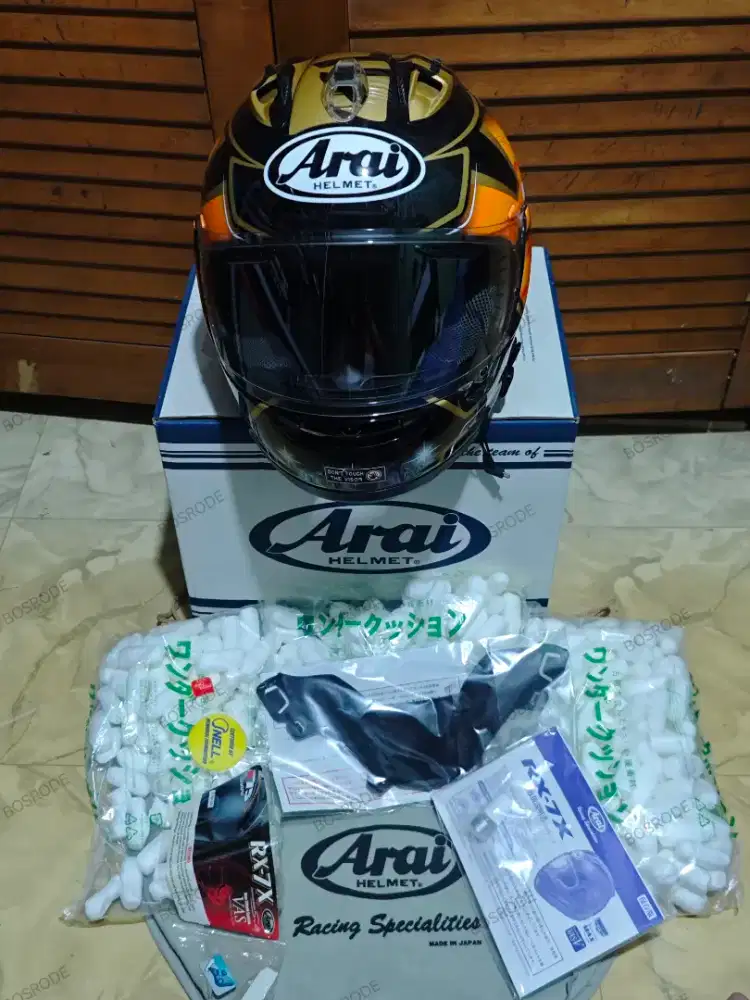 Helm ARAI RX7X Spirit Gold Dani Pedrosa