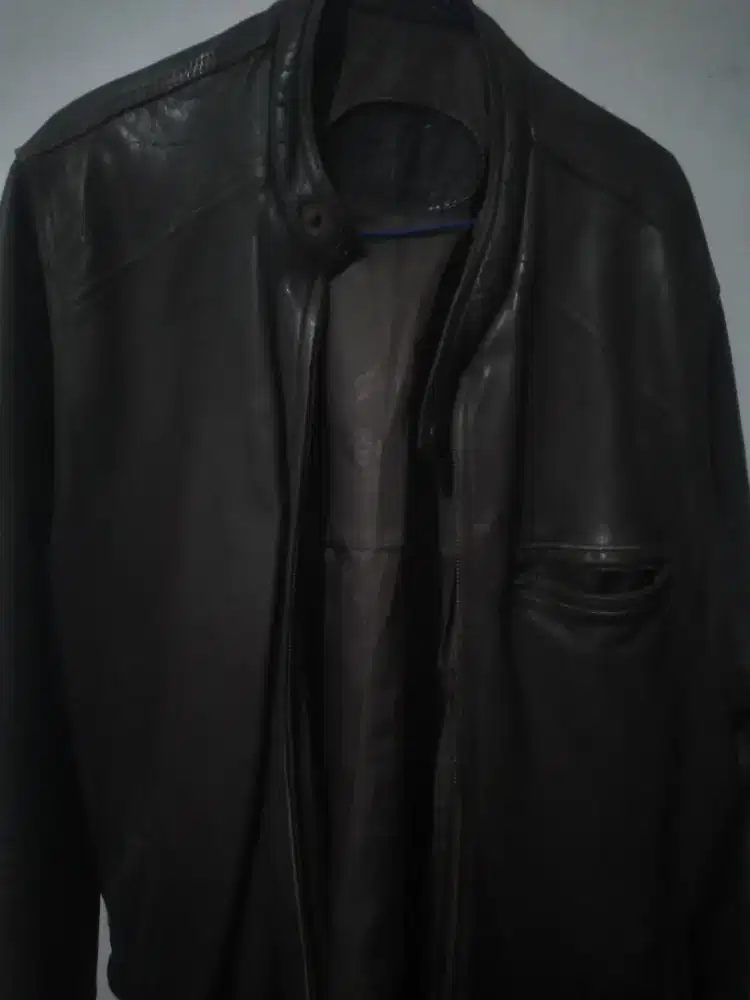 Jaket kulit domba asli garut