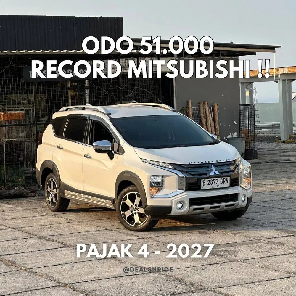 ODO 51.000 FULL RECORD !! PAJAK 4/2027 XPANDER CROSS PREMIUM PACK 2021