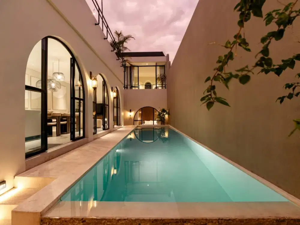 VILLA BRAND NEW MODERN DI BABAKAN CANGGU DEKAT CAFFE RESTORAN
