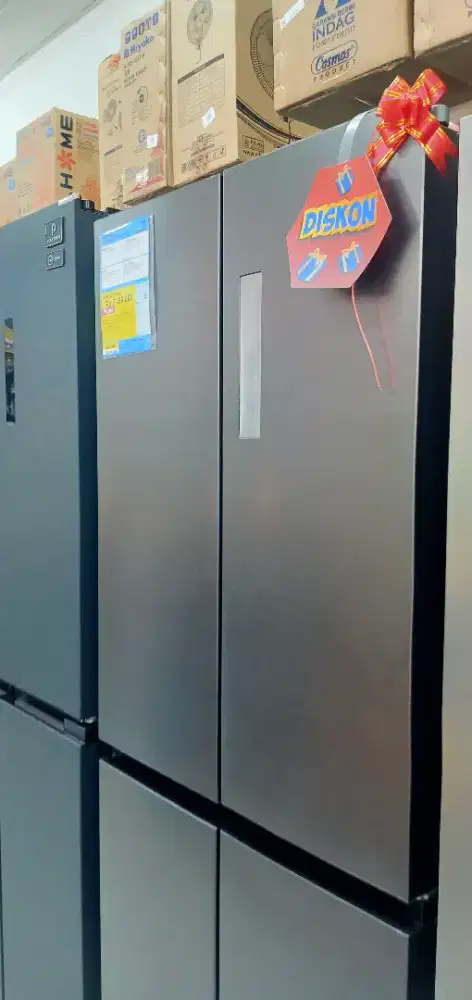 Kulkas TCL Multidoor 4 Pintu 394L (P500CD)