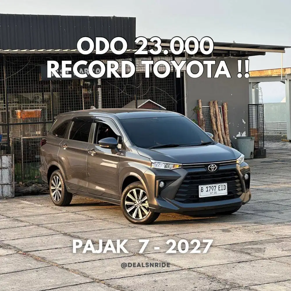 LIKE NEW ODO 23.000 !!! PAJAK 7/2027 TOYOTA NEW AVANZA G 1.5 2025