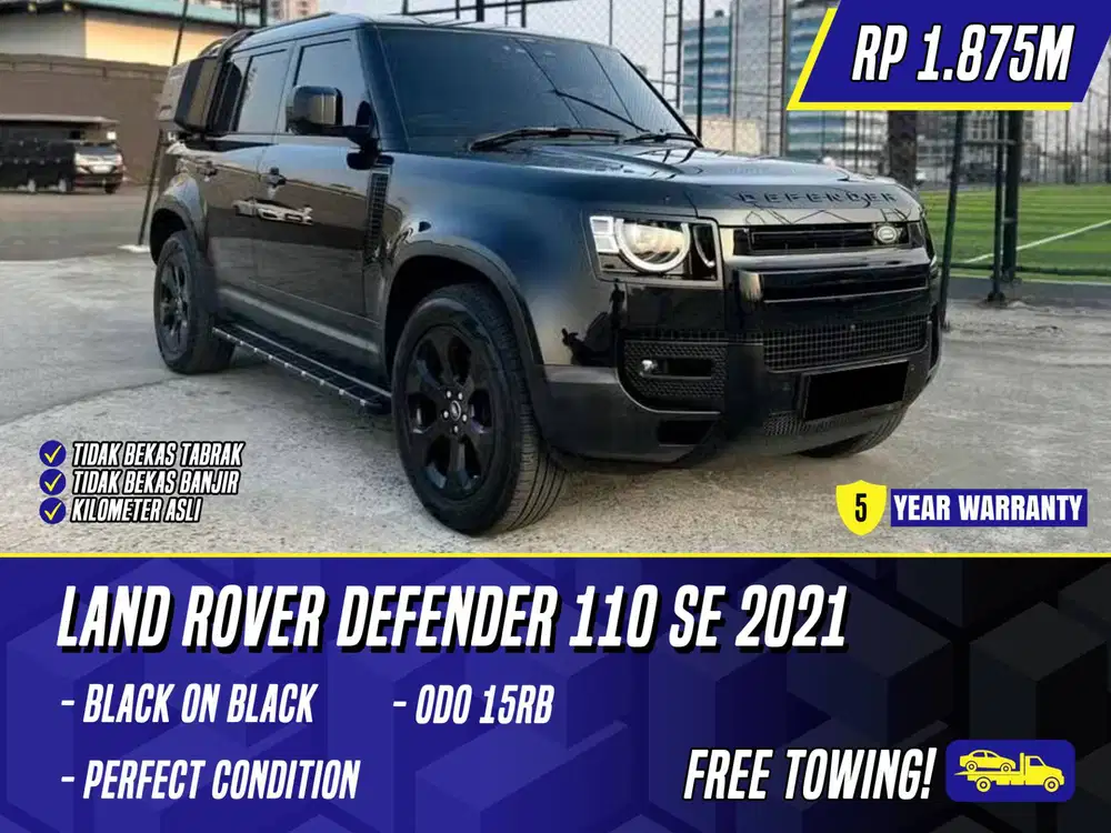 Land Rover Defender 110 SE 2021 NIK 2020 Black Hitam P300