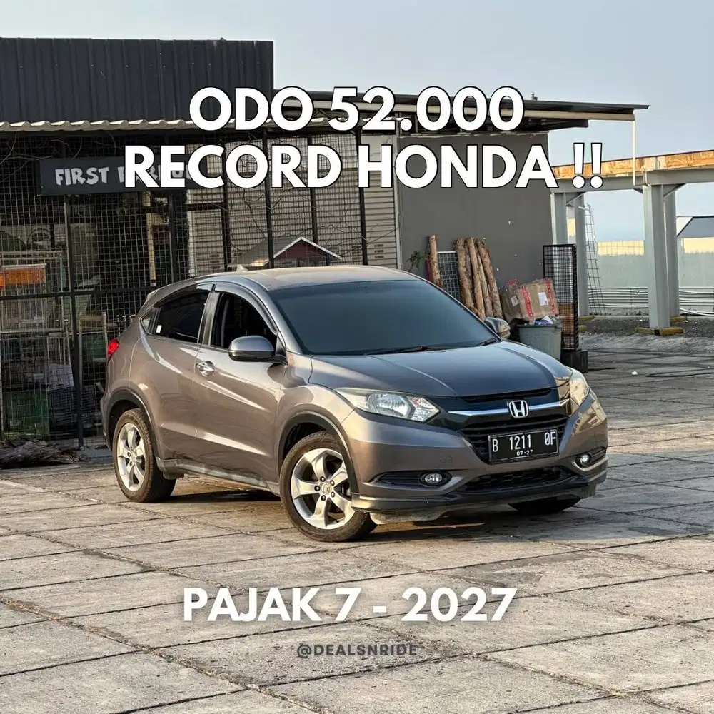 ODO 52.000 ANTIKK !! PAJAK 7/2027 HONDA HRV E CVT 2017 ANTIKKK