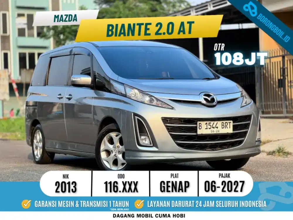 [PAJAK PANJANG] Biante 2.0 AT 2013