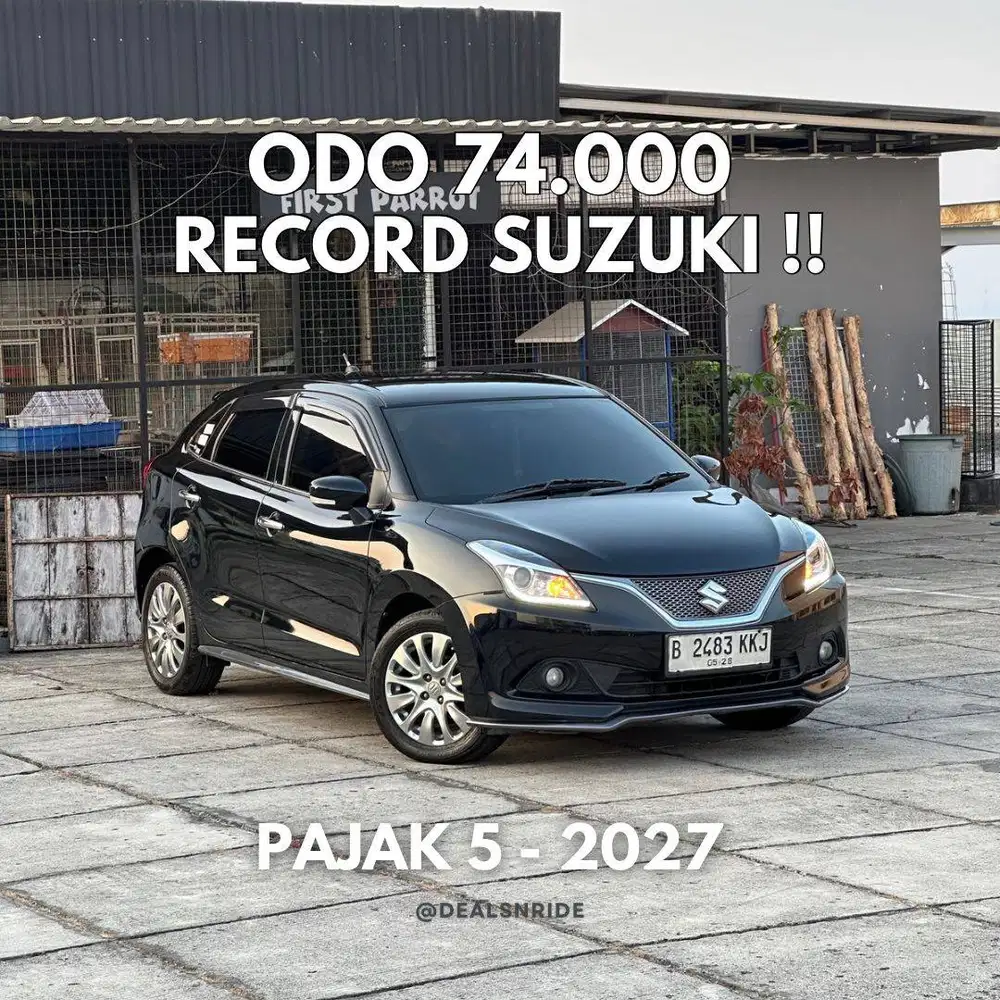 ODO 74.000 ANTIKK !! PAJAK 5/2027 SUZUKI BALENO HATCHBACK 2018