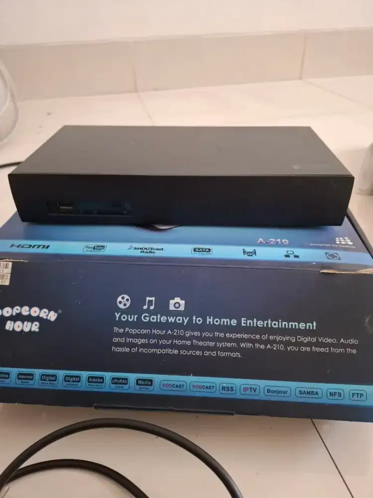 HD player video player merk popcorn A210 seken second