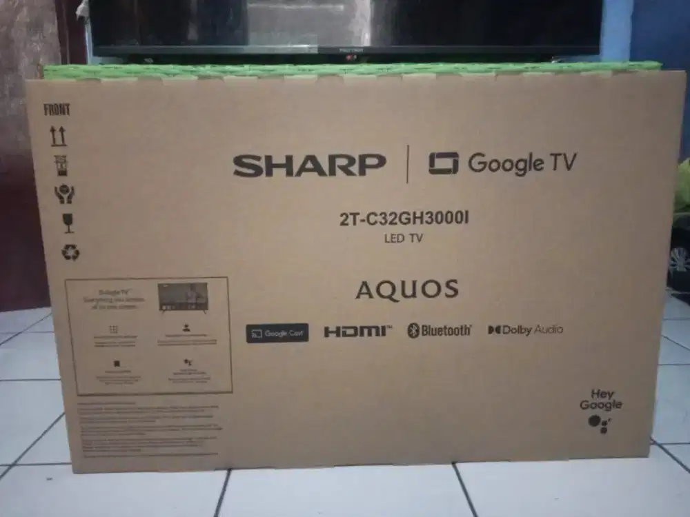 SHARP GOOGLE TV 32 INCH LIKE NEW siapa cepat aja