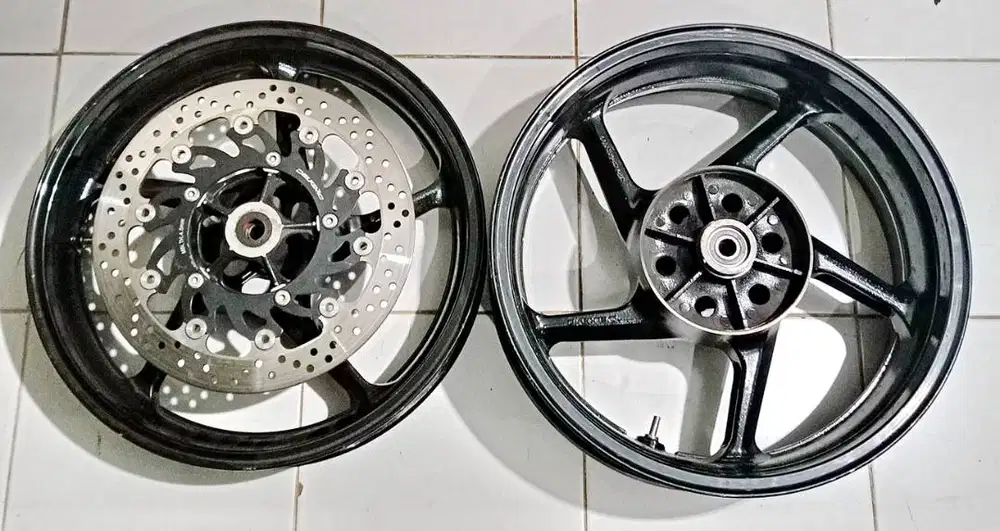 Velg Set Delkevic Tapak Lebar PnP Kawasaki Old Ninja 250 FI / Z250