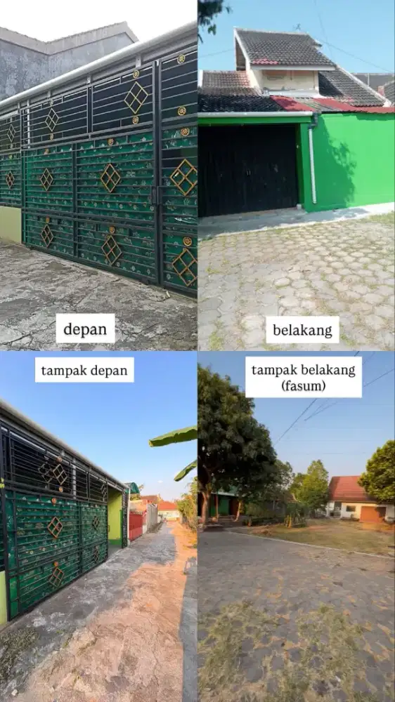 DIJUAL RUMAH SIAP HUNI, LOKASI STRATEGIS DEKAT TAMAN LAMPION DAN PMI