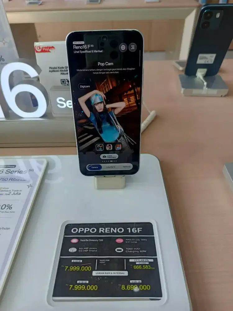 OPPO RENO 16F 5G BISA CICILAN SYARAT CUKUP PAKAI KTP