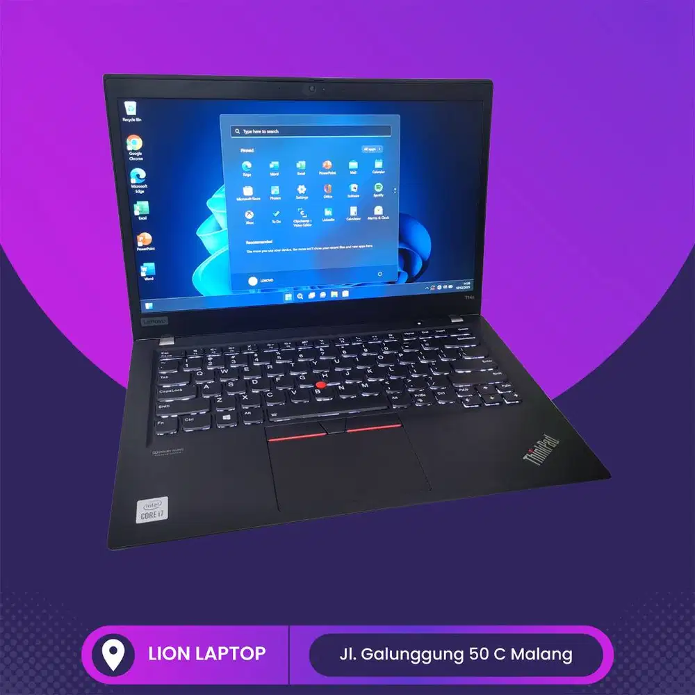 RAM 16GB Core i7 Gen 10 Slim SSD 256GB Lenovo Thinkpad T14S [05|09]