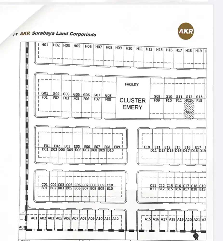 DIJUAL TANAH DU AKR MANYAR GRESIK CLUSTER EMERY LOKASI STRATEGIS