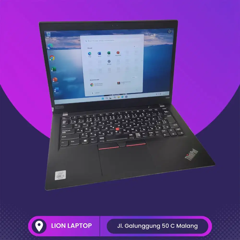 i5 GEN 10 Murah RAM 8GB Lenovo Thinkpad X390 [05|09]